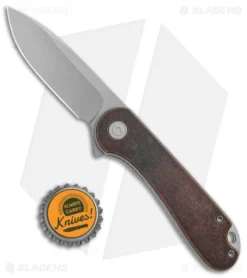 CIVIVI Elementum Liner Lock Knife Copper (2.9" Stonewash) -Civivi CIVIVI Elementum LL Pantina Copper BB SW C907K BHQ 102827 jr bottlecap