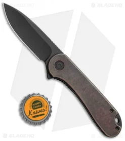 CIVIVI Elementum Liner Lock Knife Copper (2.9" Black Stonewash) -Civivi CIVIVI Elementum LL Pantina Copper Black SW C907L BHQ 102826 jr bottlecap