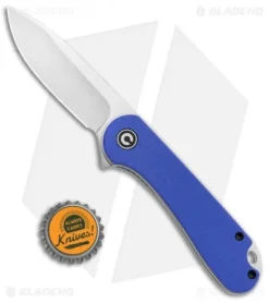 CIVIVI Elementum Liner Lock Knife Blue G-10 (2.9" Satin D2) C907F -Civivi CIVIVI Elementum Liner Lock Blue G 10 Satin C907F BHQ 104241 jr bottlecap 1