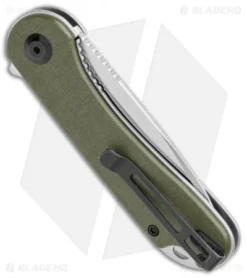 CIVIVI Elementum Liner Lock Knife Green G-10 (2.9" Satin D2) C907E -Civivi CIVIVI Elementum Liner Lock Green G 10 Satin C907E BHQ 104240 jr side