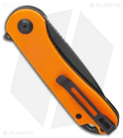 CIVIVI Elementum Liner Lock Knife Orange G-10 (2.9" Black D2) C907Y -Civivi CIVIVI Elementum Liner Lock Knife Orange G 10 2.9 Black D2 C907Y BHQ 126378 LS Side