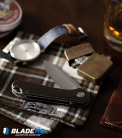 CIVIVI Elementum Liner Lock Knife Brass (2.9" Stonewash) -Civivi CIVIVI Elementum Liner Lock Knife Patina Brass Bead Blast Stonewash BHQ 102831 kp BDEDC web