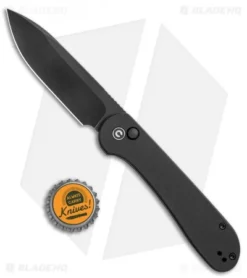 CIVIVI Elementum Button Lock Knife Black G-10 (3.5" Black) C2103A -Civivi CIVIVI Elementum Push Button Lock Black G 10 Black BHQ 120919 jr bottlecap