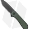 CIVIVI Elementum Tanto Liner Lock Knife Green Micarta (2.9" Black SW D2)