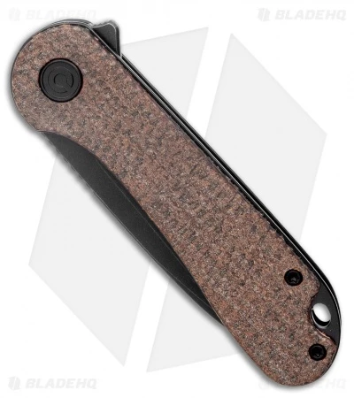 CIVIVI Elementum Tanto Liner Lock Dark Brown Micarta (2.9" Black D2) C907T-C 2 CIVIVI Elementum Tanto Liner Lock Dark Brown Micarta (2.9" Black D2) C907T-C - Image 2