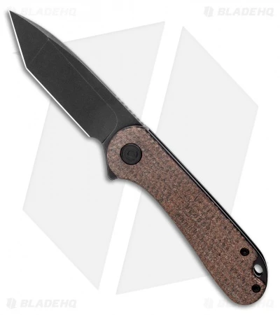 CIVIVI Elementum Tanto Liner Lock Dark Brown Micarta (2.9" Black D2) C907T-C 1 CIVIVI Elementum Tanto Liner Lock Dark Brown Micarta (2.9" Black D2) C907T-C