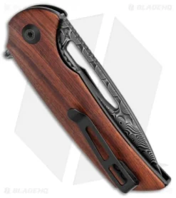 CIVIVI Ferrum Forge Odium Liner Lock Knife Cuibourtia Wood (2.6" Damascus) -Civivi CIVIVI Ferrum Forge Odium LL Cutbourtia Wood Damascus C2010DS 1 BHQ 122542 jr side