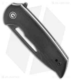CIVIVI Ferrum Forge Odium Liner Lock Knife Black G-10 (2.6" Black SW D2) -Civivi CIVIVI Ferrum Forge Odium Liner Lock Knife Black G 10 2.625in Black SW D2 C2010E BHQ 107075 LS Spine