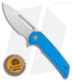 CIVIVI Ferrum Forge Odium Liner Lock Knife Blue G-10 (2.6" Stonewash) C2010C -Civivi CIVIVI Ferrum Forge Odium Liner Lock Knife Blue G 10 2.625in Stonewash C2010C BHQ 107077 LS Bottlecap