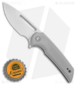 CIVIVI Ferrum Forge Odium Liner Lock Knife Gray G-10 (2.6" Stonewash) C2010A -Civivi CIVIVI Ferrum Forge Odium Liner Lock Knife Gray G 10 2.625in Stonewash C2010A BHQ 107076 LS Bottlecap