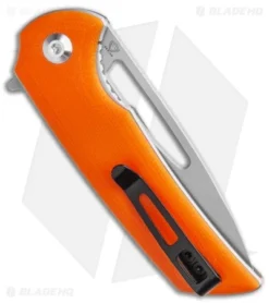 CIVIVI Ferrum Forge Odium Liner Lock Knife Orange G-10 (2.6" Stonewash) C2010B -Civivi CIVIVI Ferrum Forge Odium Liner Lock Knife Orange G 10 2.625in Satin C2010B LS Side