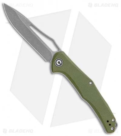 CIVIVI Fracture Drop Point Slip Joint Knife OD Green G-10 (3.5" BB/SW) C2009A 1 CIVIVI Fracture Drop Point Slip Joint Knife OD Green G-10 (3.5" BB/SW) C2009A