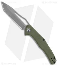 CIVIVI Fracture Tanto Slip Joint Knife OD Green G-10 (3.5" BB/SW) C2008A