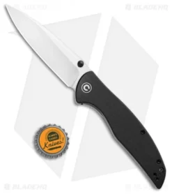 CIVIVI Governor Liner Lock Knife Black G-10 (3.86" Satin D2) C911C -Civivi CIVIVI Governer LL Black G 10 Satin C911C BHQ 103142 jr bottlecap
