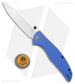CIVIVI Governor Liner Lock Knife Blue G-10 (3.86" Satin D2) C911B -Civivi CIVIVI Governer LL Blue G 10 Satin C911B BHQ 103141 jr bottlecap