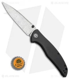 CIVIVI Governor Liner Lock Knife Black G-10 (3.86" Damascus) C911DS -Civivi CIVIVI Governor Liner Lock Knife Black G 10 Damascus C911DS BHQ 105683 kp bottle cap