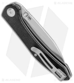 CIVIVI Hadros Liner Lock Knife Black Micarta (3.35" Satin) C20004-1 -Civivi CIVIVI Hadros LL Black Micarta Satin BHQ 134071 jr side