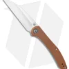 CIVIVI Hadros Liner Lock Knife Brown Micarta (3.35" Satin) C20004-2