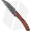 CIVIVI Hadros Liner Lock Knife Cuibourtia Wood (3.35" Damascus) C20004-DS1