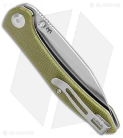 CIVIVI Hadros Liner Lock Knife Olive Micarta (3.35" Satin) C20004-3 6 CIVIVI Hadros Liner Lock Knife Olive Micarta (3.35" Satin) C20004-3 -Civivi CIVIVI Hadros LL Olive Micarta Satin BHQ 134073 jr side