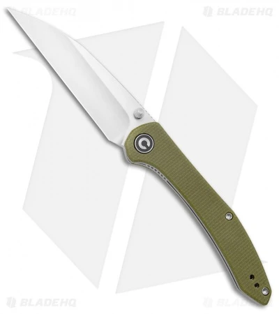 CIVIVI Hadros Liner Lock Knife Olive Micarta (3.35" Satin) C20004-3 1 CIVIVI Hadros Liner Lock Knife Olive Micarta (3.35" Satin) C20004-3