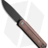 CIVIVI Hel Foldis Slip Joint Knife Brown Linen Micarta (2.67" Black SW) C21044-2