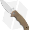 CIVIVI Hooligan Liner Lock Knife Dark Earth Micarta (2.98" Satin D2) C913A
