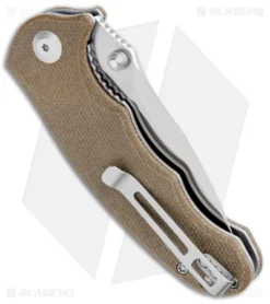 CIVIVI Hooligan Liner Lock Knife Dark Earth Micarta (2.98" Satin D2) C913A -Civivi CIVIVI Hooligan Liner Lock Dark Earth Micarta Satin D2 C913A BHQ 104228 jr side