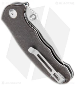 CIVIVI Hooligan Liner Lock Knife Dark Hazel Micarta (2.98" Satin D2) C913B -Civivi CIVIVI Hooligan Liner Lock Dark Hazel Micarta Satin D2 C913B BHQ 104229 jr side