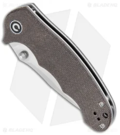 CIVIVI Hooligan Liner Lock Knife Dark Hazel Micarta (2.98" Satin D2) C913B -Civivi CIVIVI Hooligan Liner Lock Dark Hazel Micarta Satin D2 C913B BHQ 104229 jr spine