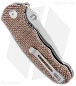 CIVIVI Hooligan Liner Lock Knife Snakeskin Micarta (2.98" Satin D2) C913C -Civivi CIVIVI Hooligan Liner Lock Snakeskin Micarta Satin D2 C913C BHQ 104230 jr side