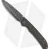 CIVIVI Imperium Liner Lock Knife Dark Green Micarta (3.5" Damascus) C2107DS-3