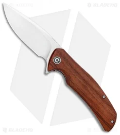 CIVIVI Incite Liner Lock Knife Cuibourtia Wood (3.7" Satin) C908D