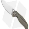 CIVIVI Isham Anthropos Flipper Black Stonewashed Brass (3.25" Satin)