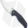 CIVIVI Isham Anthropos Flipper Knife Blue/Carbon Fiber(3.25" Satin) C903B