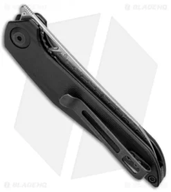 CIVIVI Isham Mckenna Liner Lock Knife Black G-10 (2.875 Damascus) C905DS -Civivi CIVIVI Isham Mckenna LL Black G 10 Damascus C905DS BHQ 99573 jr side