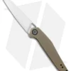 CIVIVI Isham Mckenna Liner Lock Knife Tan G-10 (2.875 Satin) C905A