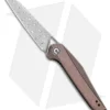 CIVIVI Isham Mckenna Liner Lock Knife Black SW Copper (2.9" Damascus) C905DS-2