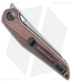 CIVIVI Isham Mckenna Liner Lock Knife Black SW Copper (2.9" Damascus) C905DS-2 -Civivi CIVIVI Isham Mckenna Liner Lock Knife Copper 2.875 Damascus C905DS 2 BHQ 114180 LS Side 2