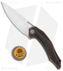 CIVIVI Isham Plethiros Flipper Knife Copper (3.45" Satin) C904D -Civivi CIVIVI Isham Plethiros Copper Satin BHQ 113201 jr bottlecap