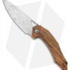 CIVIVI Isham Plethiros Flipper Knife Sandalwood (3.45" Damascus) C904DS-2