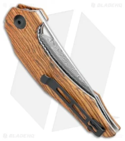 CIVIVI Isham Plethiros Flipper Knife Sandalwood (3.45" Damascus) C904DS-2 6 CIVIVI Isham Plethiros Flipper Knife Sandalwood (3.45" Damascus) C904DS-2 -Civivi CIVIVI Isham Plethiros Sandalwood Damascus C904DS 2 BHQ 109014 jr side