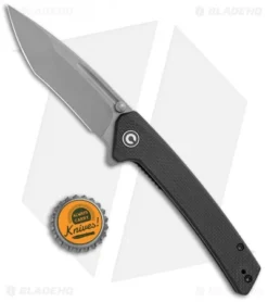 CIVIVI Keen Nadder Liner Lock Knife Black G-10 (3.5" Satin) C2021A -Civivi CIVIVI Keen Nadder Tanto LL CF SW BHQ 118857 jr bottlecap