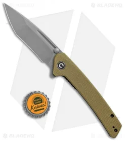 CIVIVI Keen Nadder Tanto Liner Lock Knife Olive Micarta (3.5" SW) C2021C -Civivi CIVIVI Keen Nadder Tanto LL Olive Micarta SW BHQ 118859 jr bottlecap