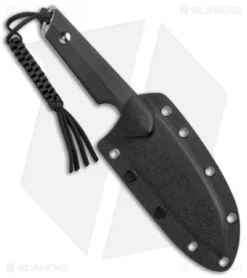 CIVIVI Kepler Fixed Blade Knife Black G-10 W/Lanyard (4.5" Satin) -Civivi CIVIVI Kepler Fixed Blade Black G 10 Satin C2109C BHQ 107067 jr sheath