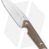 CIVIVI Kepler Fixed Blade Knife Tan G-10 W/Lanyard (4.5" Satin)