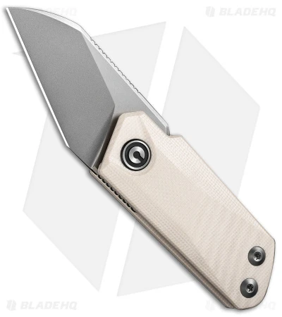 CIVIVI Ki-V Double Detent Slip Joint Knife Ivory G-10 (1.6" BB) C2108C 1 CIVIVI Ki-V Double Detent Slip Joint Knife Ivory G-10 (1.6" BB) C2108C