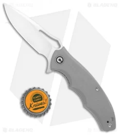 CIVIVI Little Fiend Liner Lock Knife Gray G-10 (3" Satin D2) C910A -Civivi CIVIVI Little Fiend LL Gray G 10 Satin C910A BHQ 103137 jr bottlecap