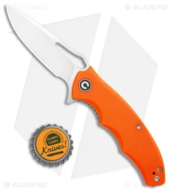 CIVIVI Little Fiend Liner Lock Knife Orange G-10 (3" Satin D2) C910B -Civivi CIVIVI Little Fiend LL Orange G 10 Satin C910B BHQ 103138 jr bottlecap