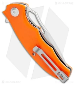 CIVIVI Little Fiend Liner Lock Knife Orange G-10 (3" Satin D2) C910B -Civivi CIVIVI Little Fiend LL Orange G 10 Satin C910B BHQ 103138 jr side 2